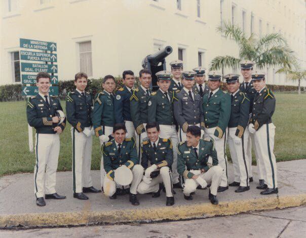 Gustavo Serrano en el liceo militar
