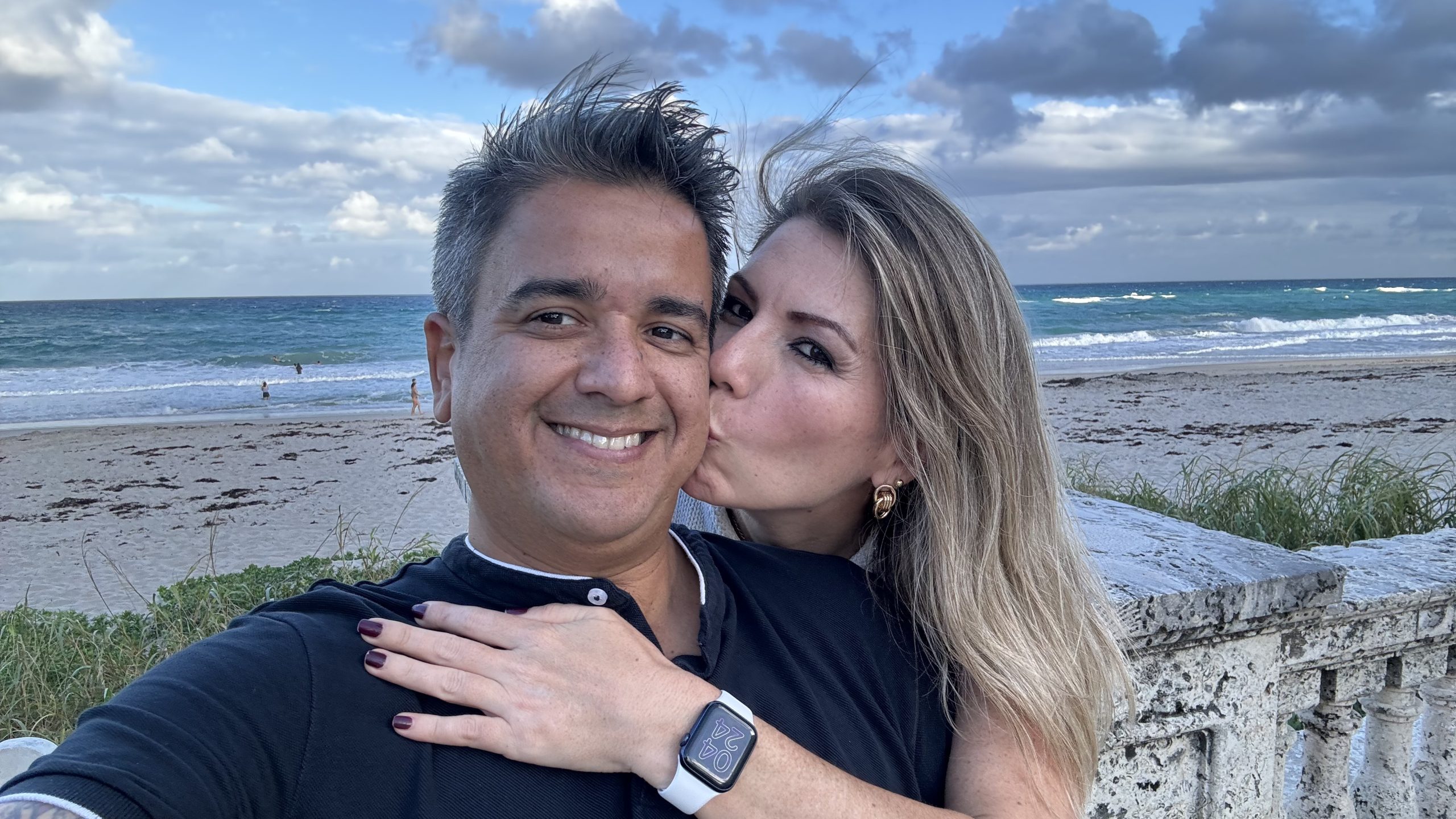 José y su esposa Laura Artal