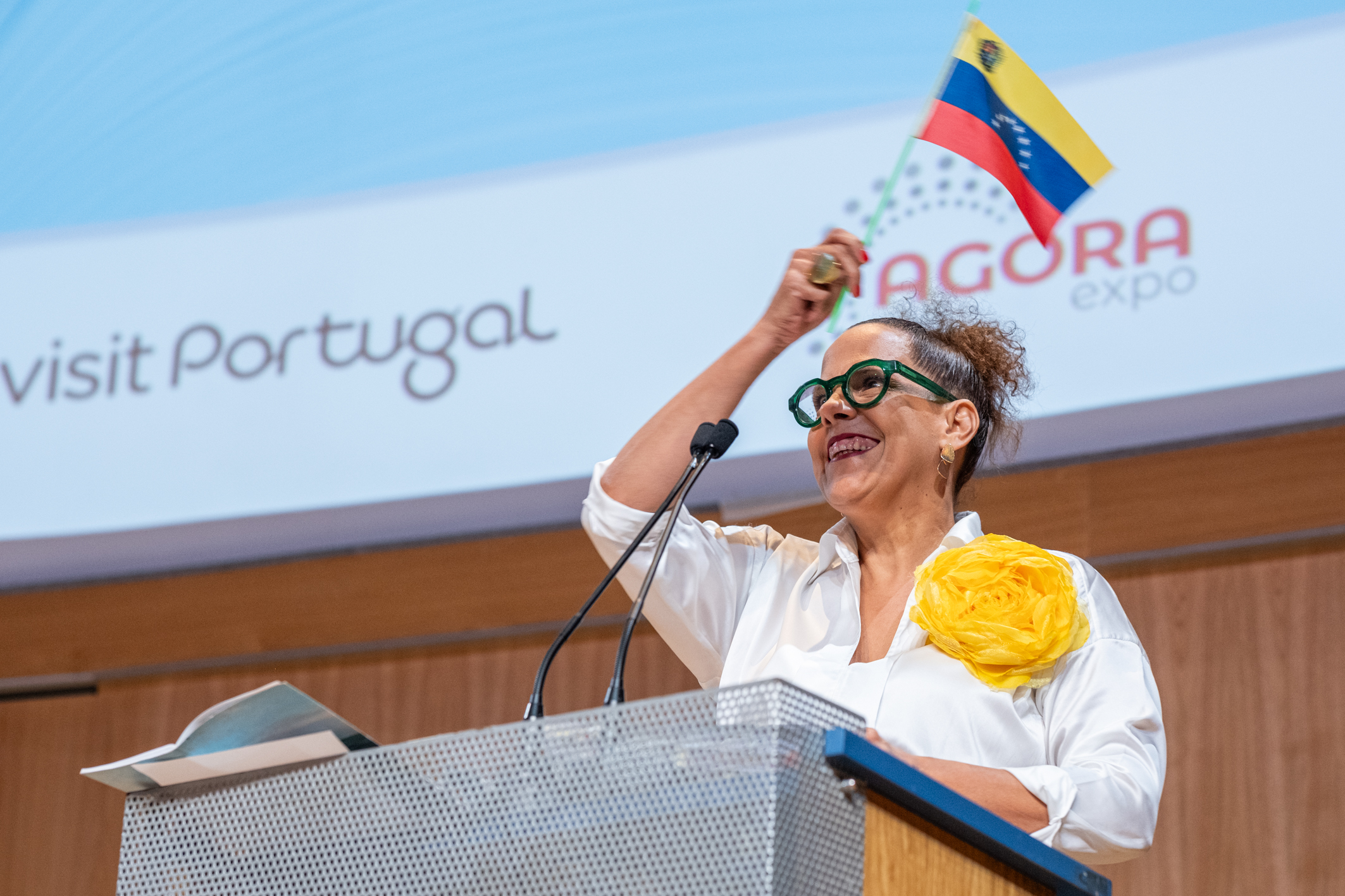 Adriana en los Gourmet Awards